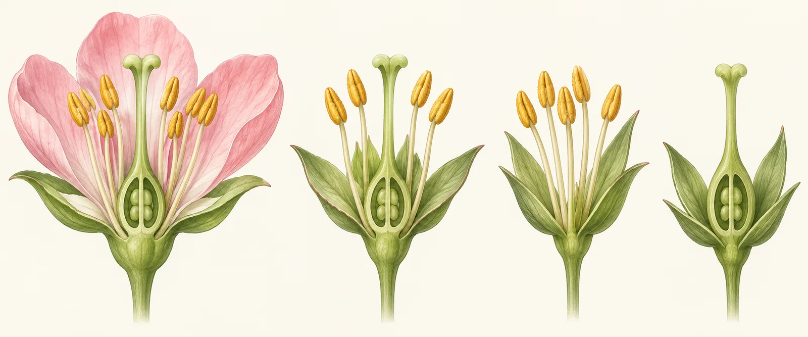 Complete vs. Incomplete Flowers: The Four Floral Whorls | Plant Note