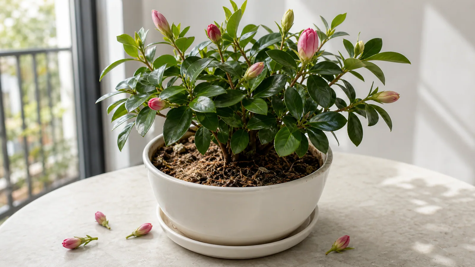 Teaching image for Why do flower buds drop?