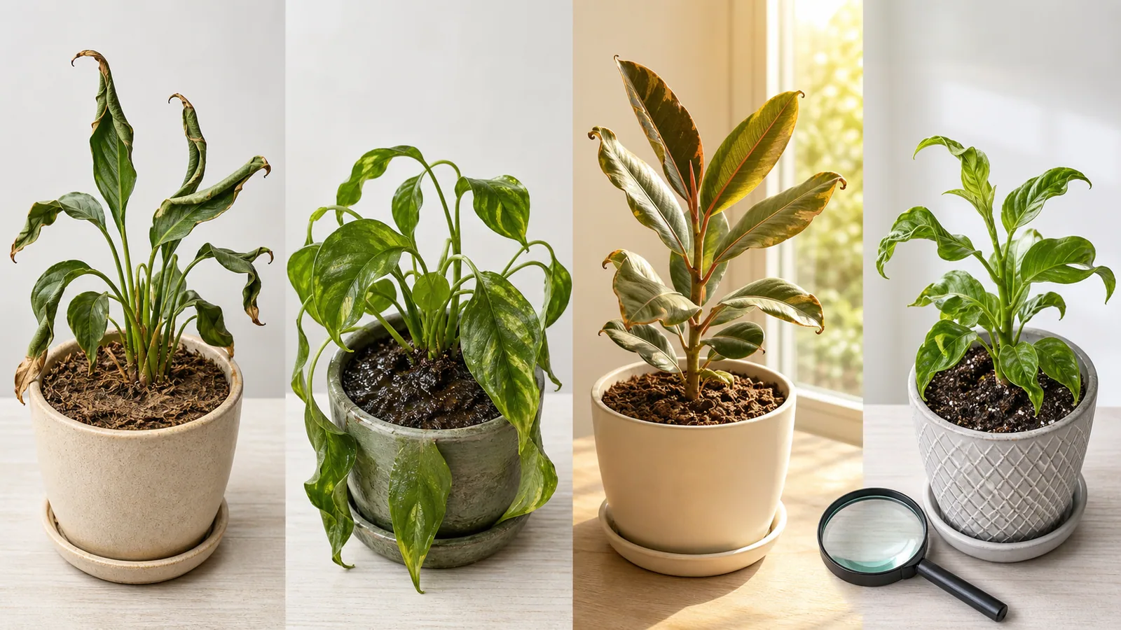 Teaching image for Why do plant leaves curl?