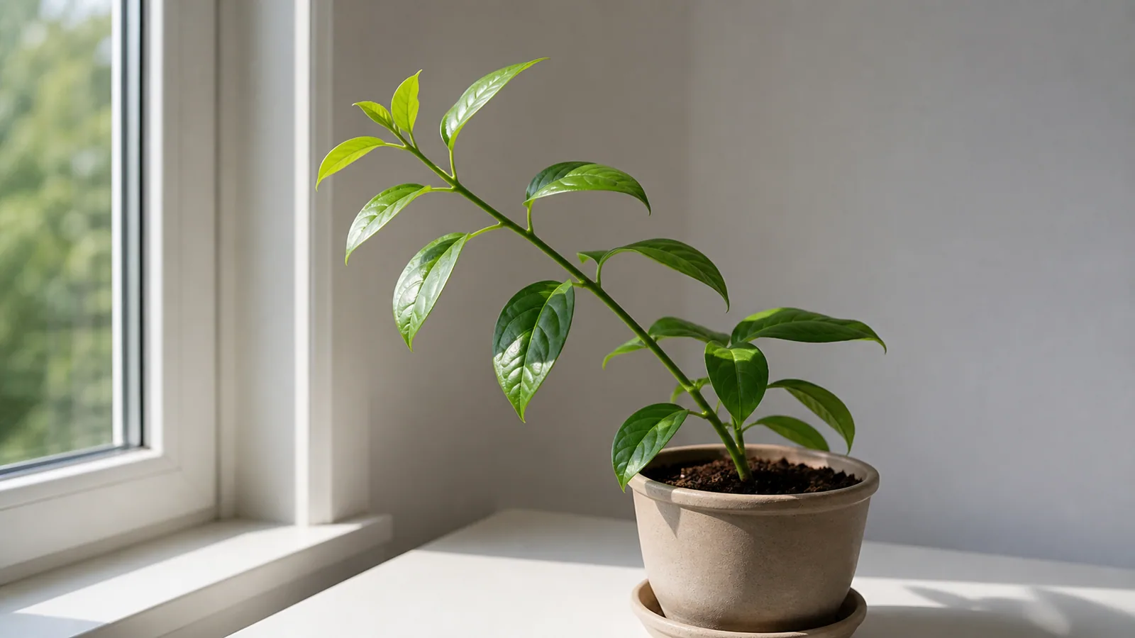 Teaching image for Why do plants bend toward light?