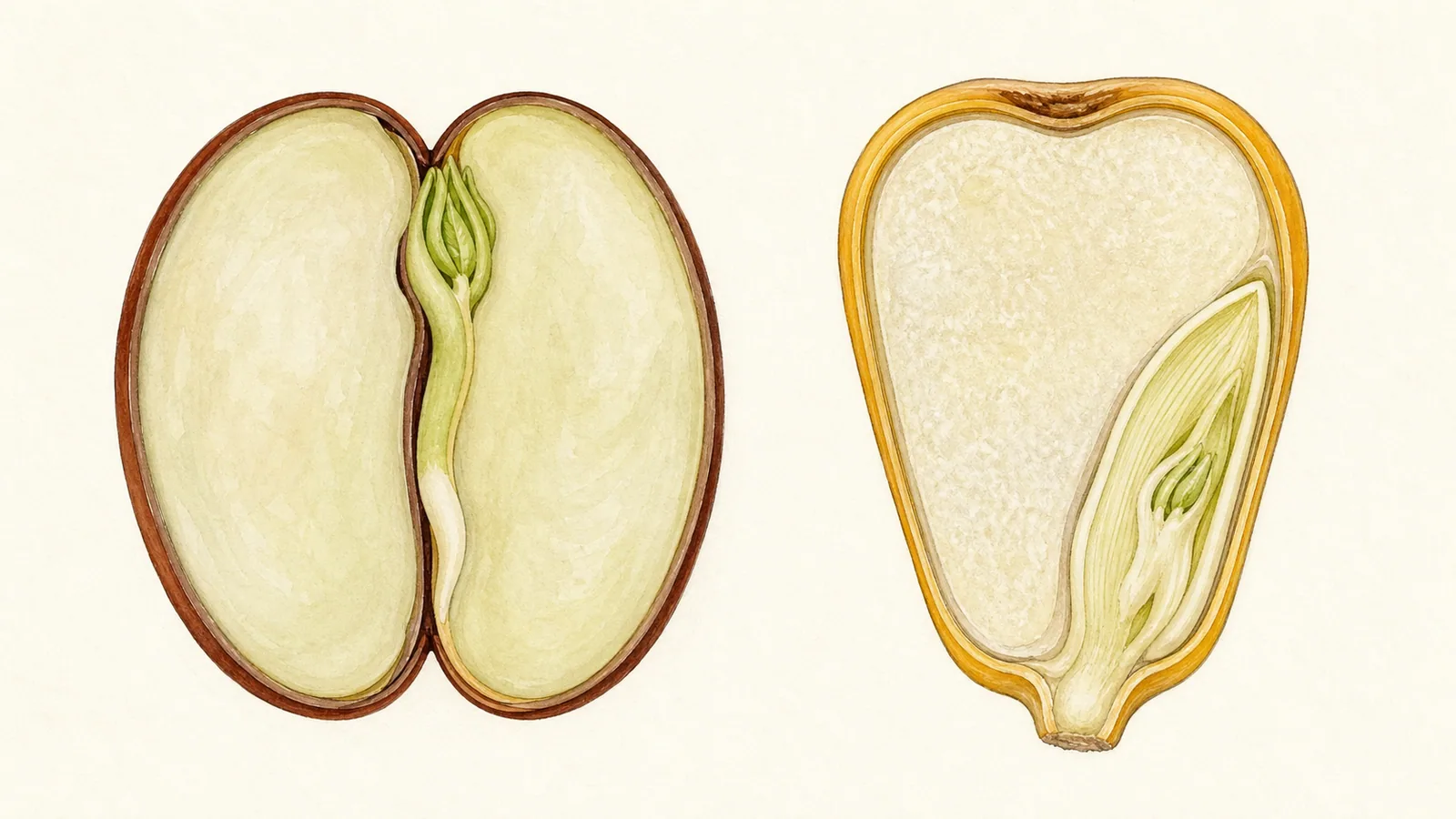 Teaching image for What Are the Parts of a Seed?