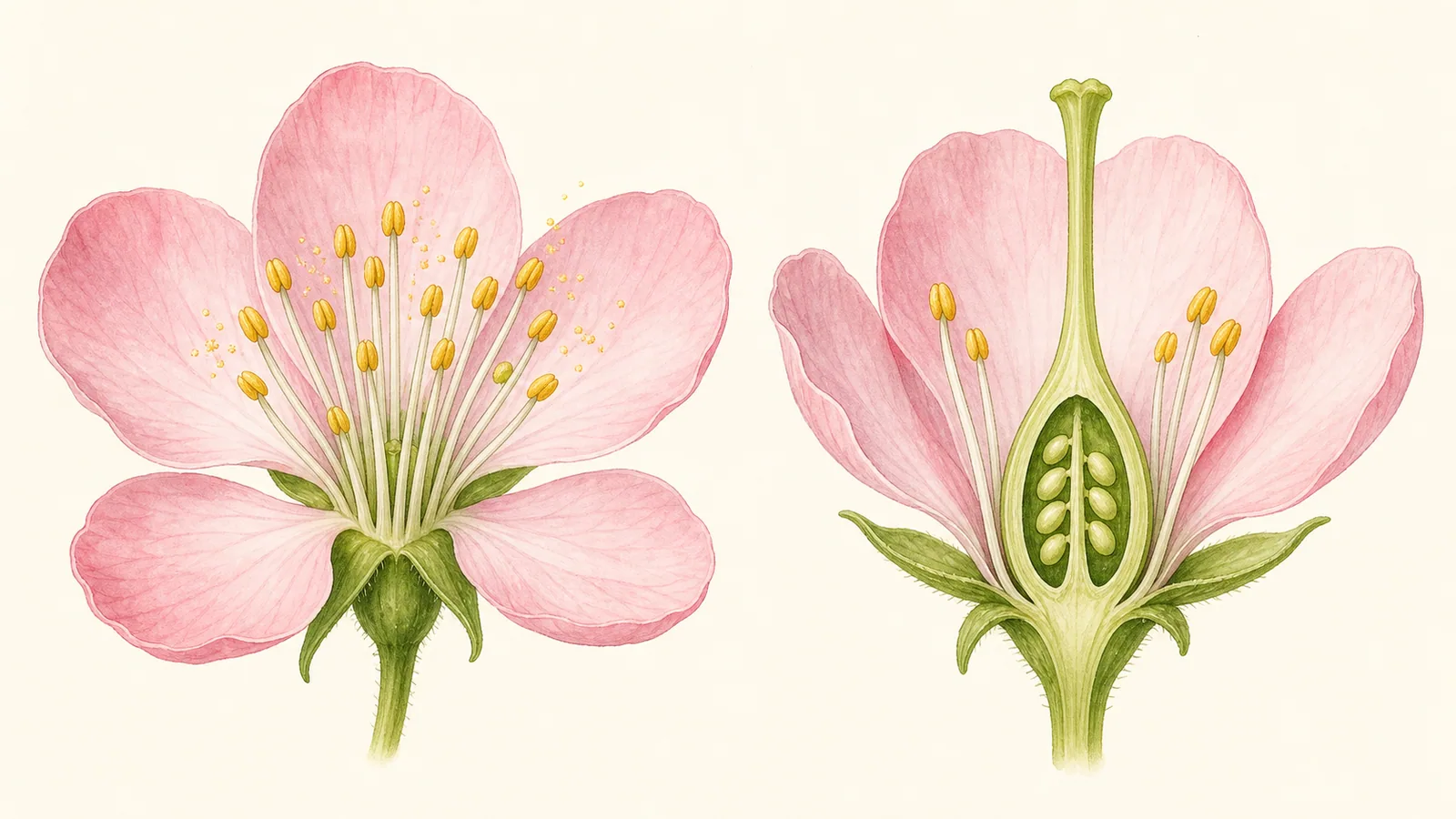 Teaching image for What is the difference between stamens and pistils?
