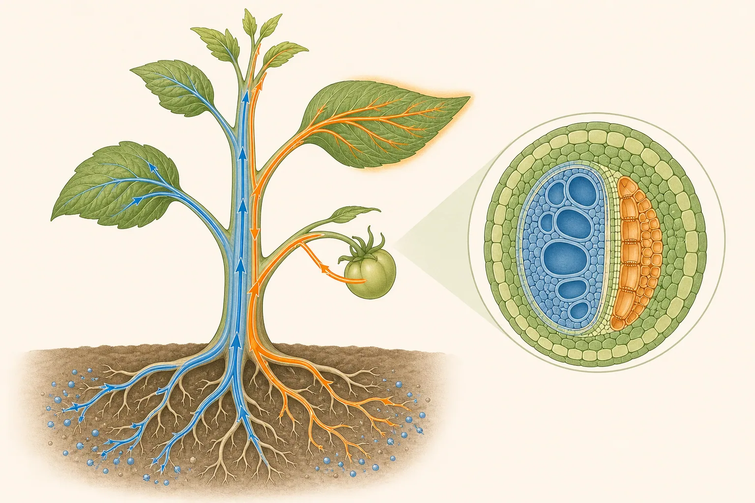 木質部和韌皮部差在哪？的文章示意圖